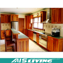 Classic Style Veneer Kitchen Cabinet Furniture (AIS-K197)